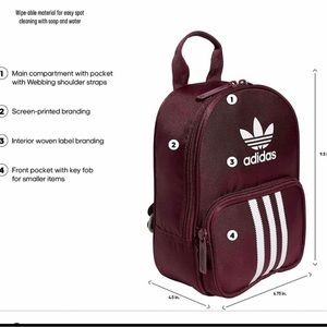 Adidas mini backpack